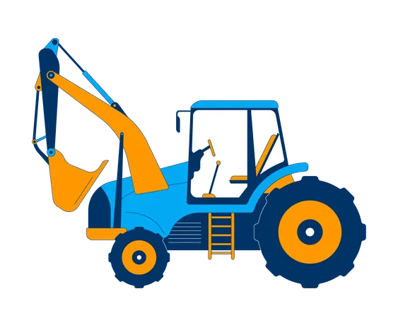 Excavator  Illustration