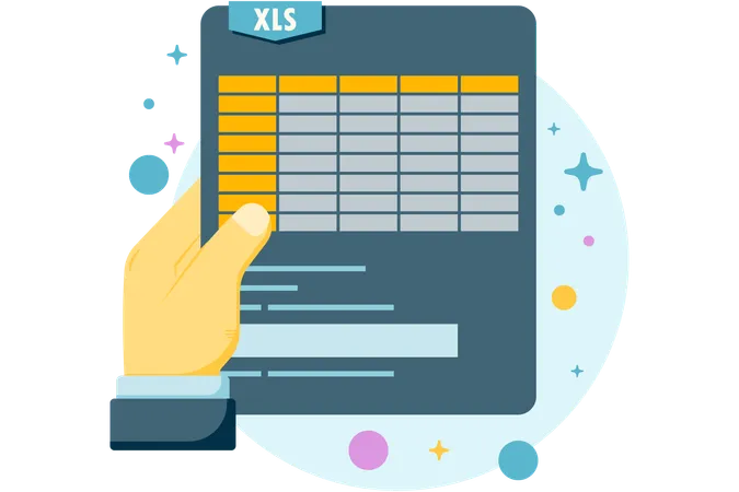 Excel File  Illustration