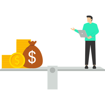 Excesso de trabalho e equilíbrio de vida  Ilustração