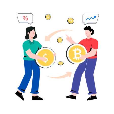 Exchange Currency  Illustration