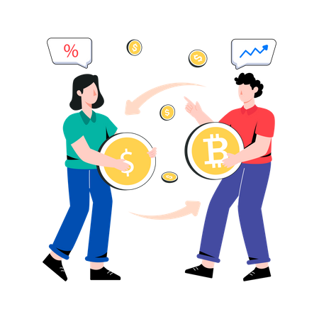 Exchange Currency  Illustration