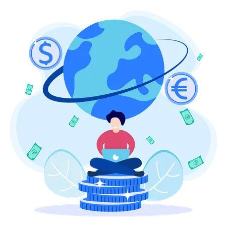 Exchange Currency  Illustration