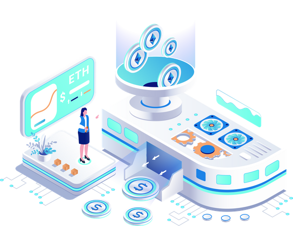 Exchange Ethereum To Dollar  Illustration