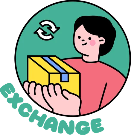 Exchange product  Illustration