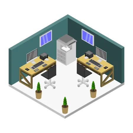 Executive office  Illustration