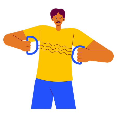 Exercice d’expansion du vieil homme  Illustration