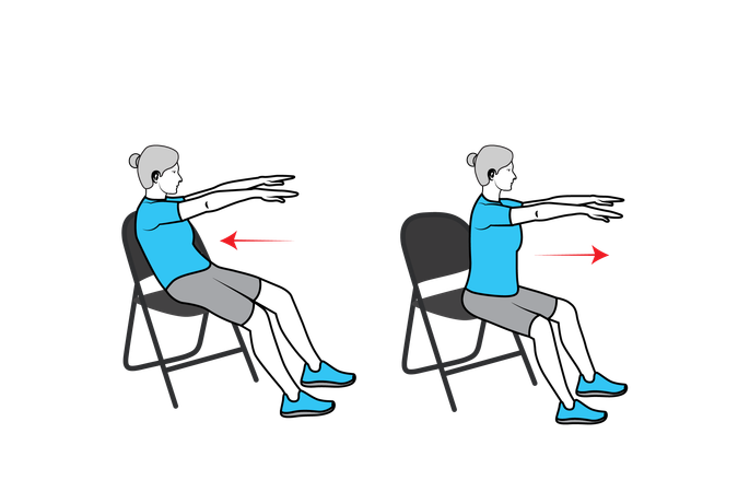 Exercício de ioga feito por mulheres  Ilustração