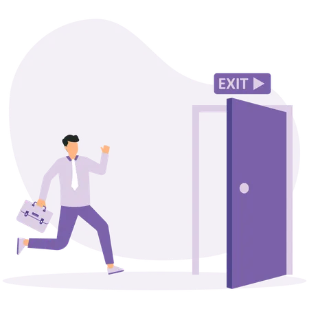Exit Interview And Employee Feedback  Illustration