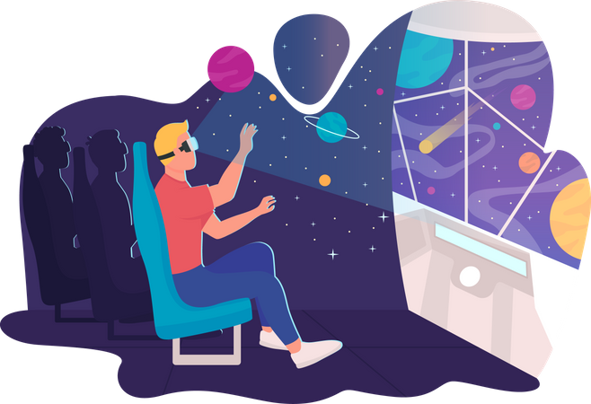 Expérience cinéma 5d  Illustration