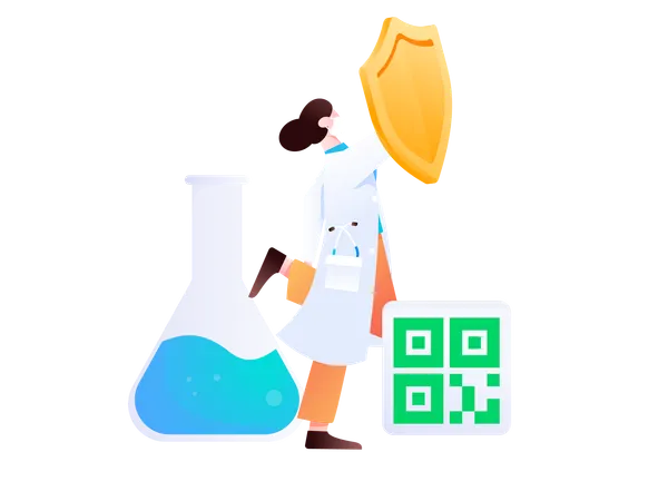 Expérience en laboratoire  Illustration