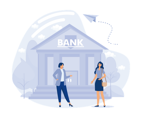 Experienced Bank Personnel  Illustration