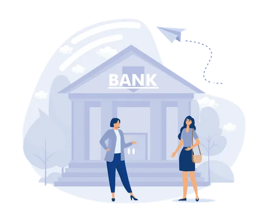 Experienced Bank Personnel  Illustration