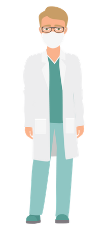 Experienced Doctor  Illustration