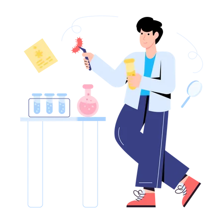 Experiment Lab  Illustration