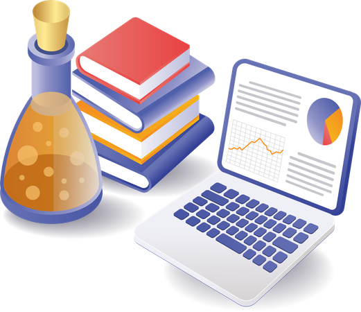 Experiment laboratory analysis  일러스트레이션
