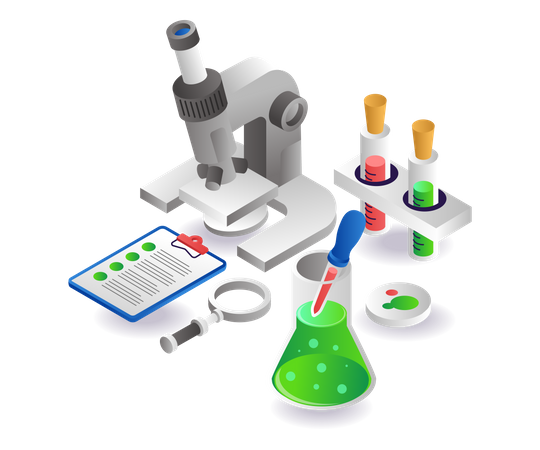 Experimentelle Labordatenanalyse  Illustration