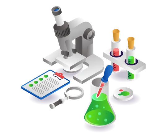 Experimentelle Labordatenanalyse  Illustration