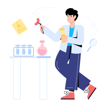 Experimentierlabor  Illustration