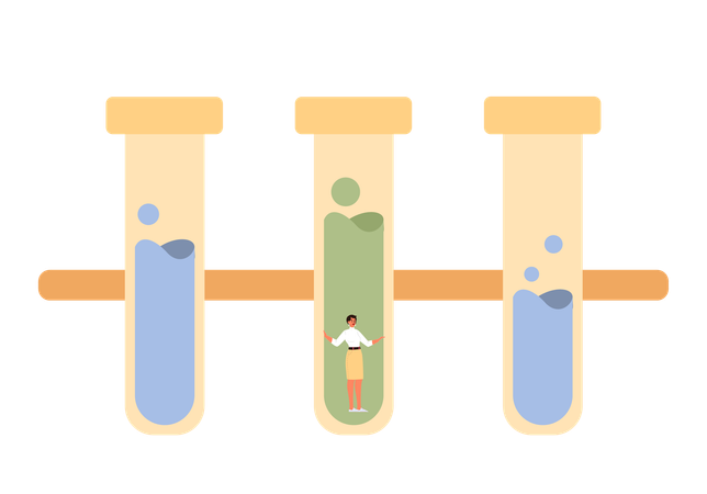 Experimentos com vacina corona  Ilustração
