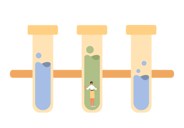 Experiments on corona vaccine  Illustration