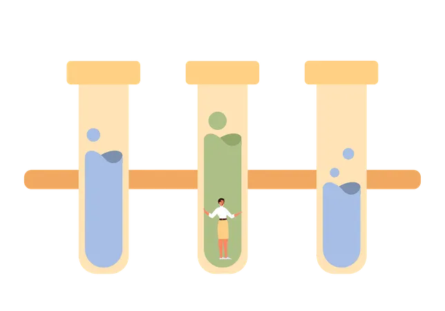Experiments on corona vaccine  Illustration