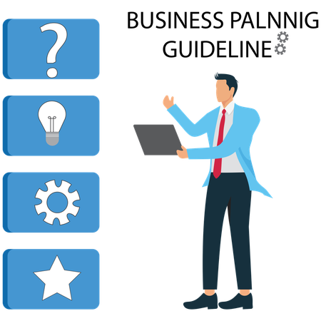 Expert Business Planning Guidelines  Illustration