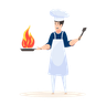 illustration for expert chef