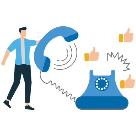Expert Cold Calling for Leads & Sales  Illustration