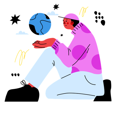 Exploration de l'espace  Illustration