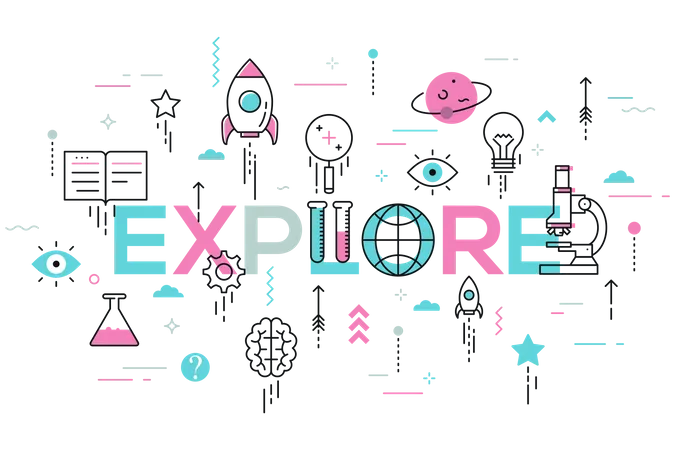 Explore  Illustration