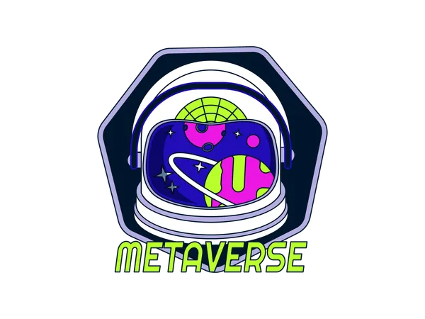 Explore Metaverse  Illustration