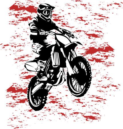 Explore More With Motocross Illustration