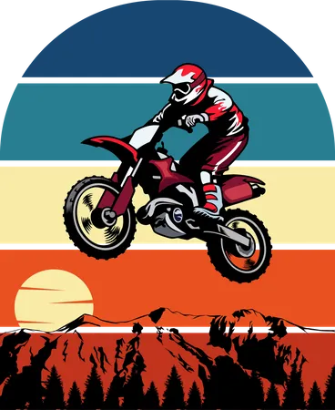 Explore More With Motocross Illustration