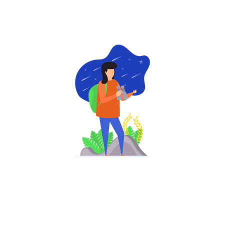 Explore the World  Illustration