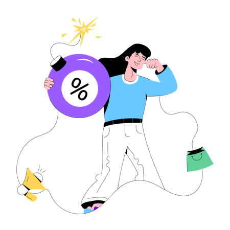 Explosive Sale  Illustration