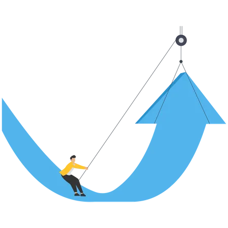 Exponential growth or compound interest  Illustration