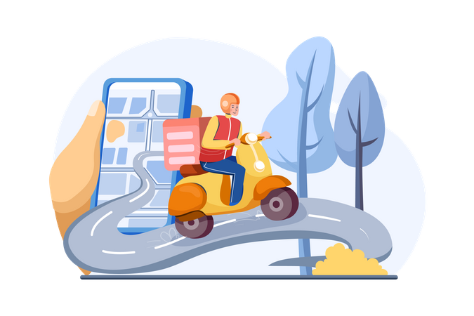 Express delivery Illustration
