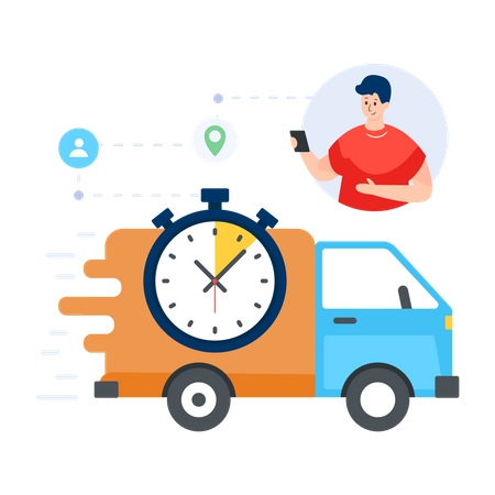 Express Delivery  Illustration