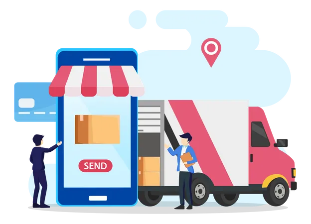 Express Delivery  Illustration