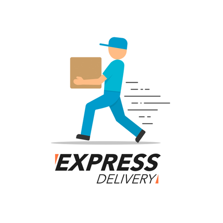 Express-Lieferservice  Illustration