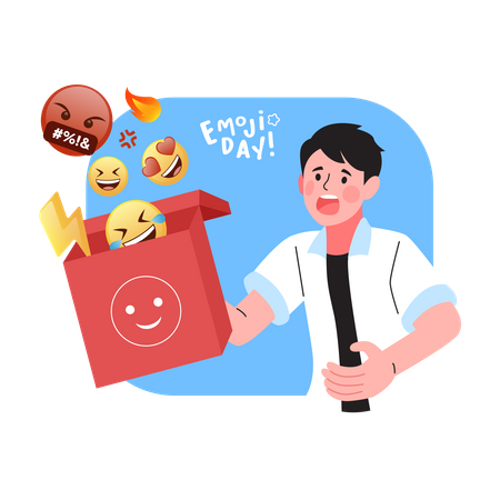 Expressões de emojis  Ilustração
