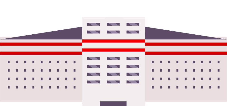 Exterior del edificio  Ilustración