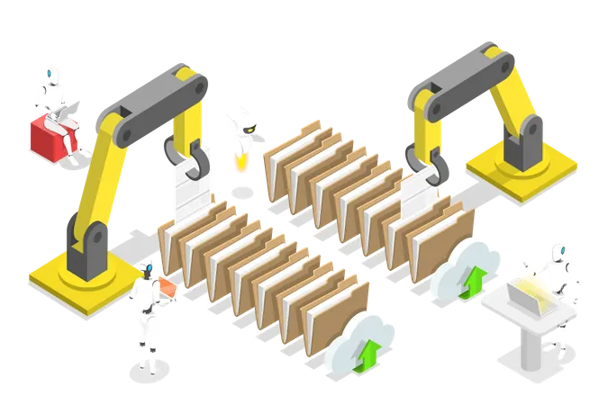 Extraction de données avec rpa  Illustration