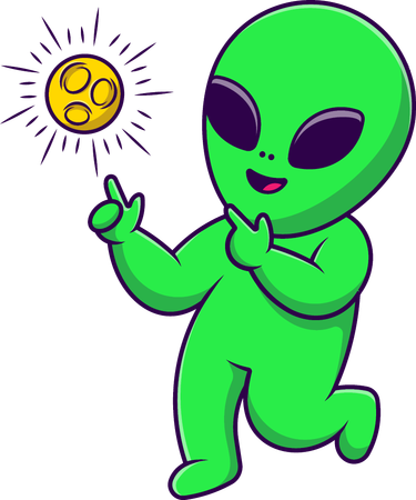 Los extraterrestres obtienen ideas  Ilustración