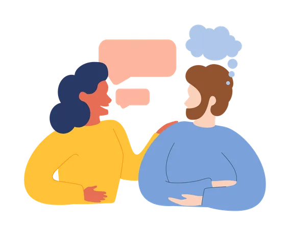 Extrovert Individuality Extraversion Character Enjoying Communication With People Active Temperament Easy Social Connection And Comfort Flat Vector Illustration Illustration