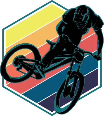 Extreme Downhill  Illustration