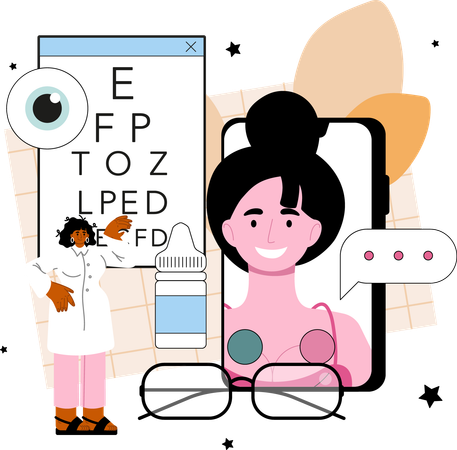 Eye care  Illustration