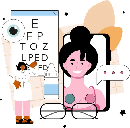 Eye care  Illustration