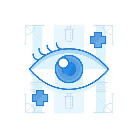 Eye Checkup  Illustration