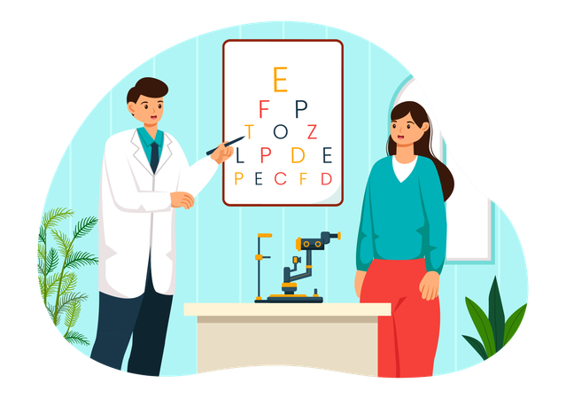 Eye Doctor  Illustration
